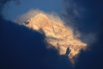 Manaslu (8156m) at sunrise
