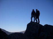 Me & Stu in Snowdonia on clear day in Febuary