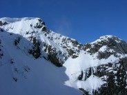 The top of Tower Ridge from Good Friday climb, Ben Nevis