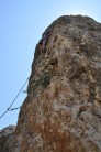Nadja Climbing in Agios Iraklidios