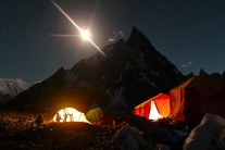 Mitre Peak at night from Concordia