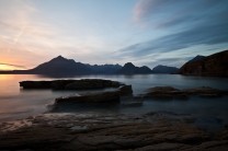 The Cuillin at dusk from Elgol, Isle of Skye