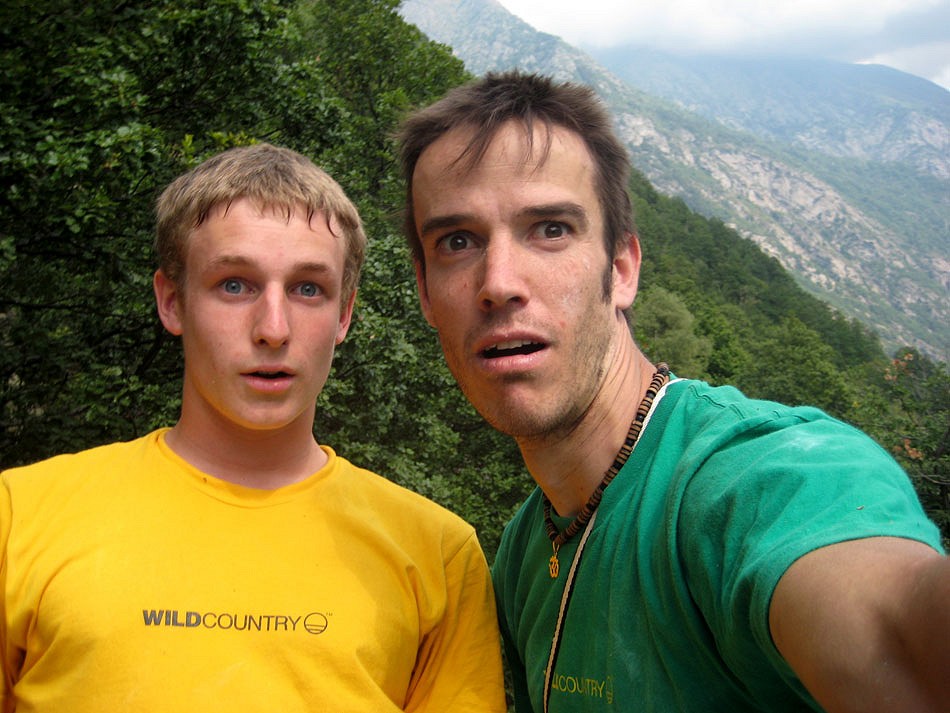 Pete Whittaker and Tom Randall lost in Orco Valley  © Tom Randall