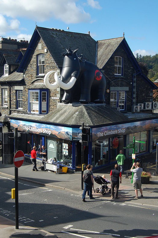 Giant Inflatable Mammoth hits shop in Ambleside, Lectures, market research, commercial notices Premier Post, 1 weeks @ GBP 25pw
