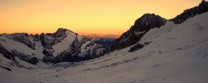 Sunrise on the Glacier de Tre la Tete