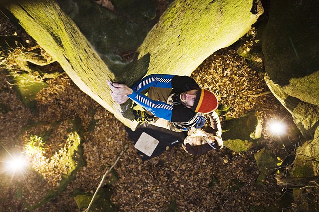 Barry bouldering in PD  © UKC News