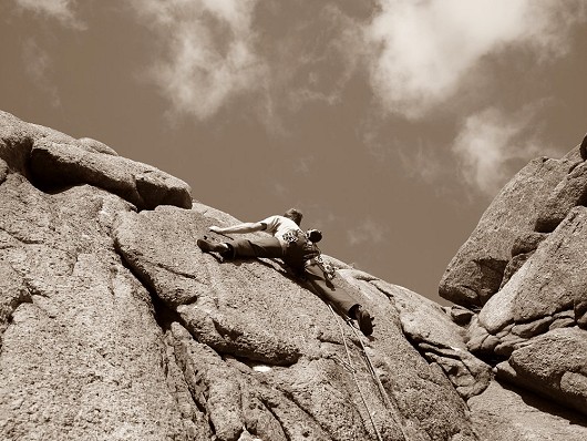 Mark S at Sheeps Tor  © tommoulds