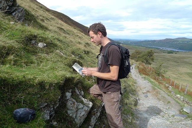 Using the Nature of Snowdonia guide book   © UKC Gear