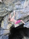 Moving round the crux