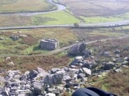 View of the boulders from above the crag
