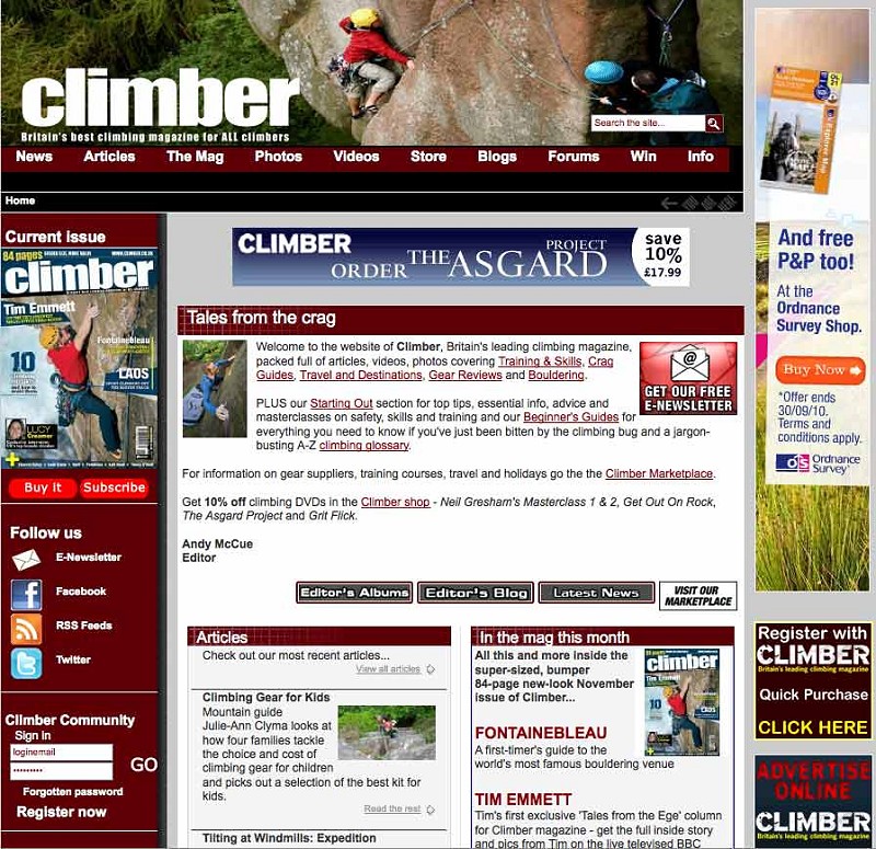 Climber magazine  © Climber magazine