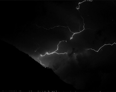 lightning above lago d'idro  © gregk