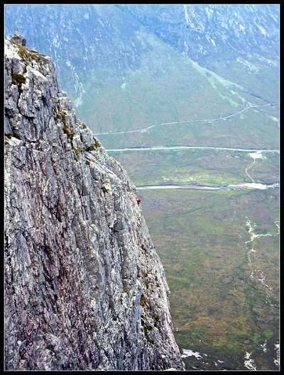 Unknown Climber on Rannoch Wall, Buachaille Etive Mòr  © pmilne