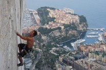 Climbing above Monaco