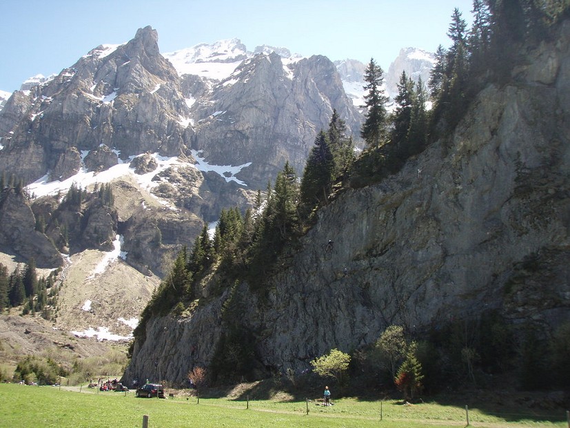 Scenic Swiss Climbing at Balme  © I.Martin
