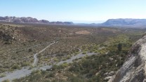 View out from Willow Springs above Crooked Crack