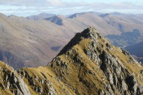Walkers on the Forcan Ridge, The Saddle, Kintail