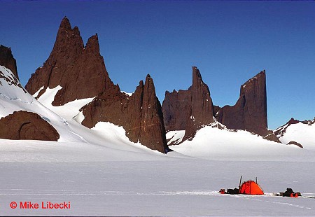 Mountaineering in Antarctica  © Mike Libecki