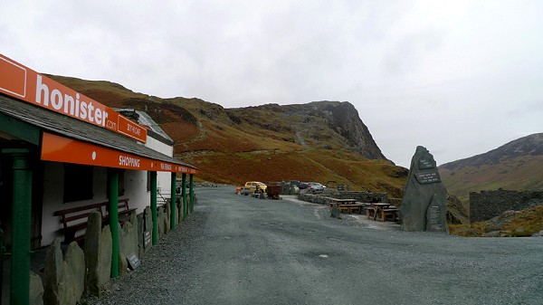 Honister Slate Mine with Fleetwith Pike in the background.  © Mick Ryan