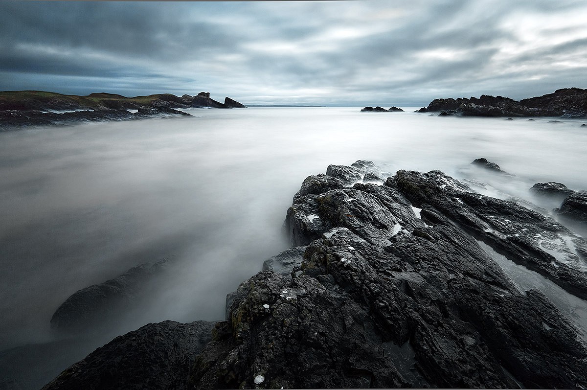 Troubled Waters - Bad weather arrives at Clachtoll Bay in Scotland  © Duncan_Andison