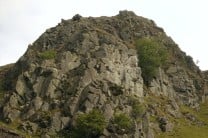 Bitch Crag, front view