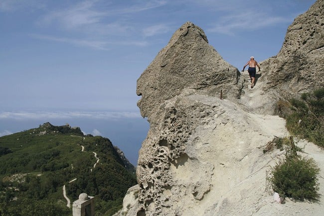 Last leg to the summit of Monte Epomeo  © Cicerone & Gillian Price