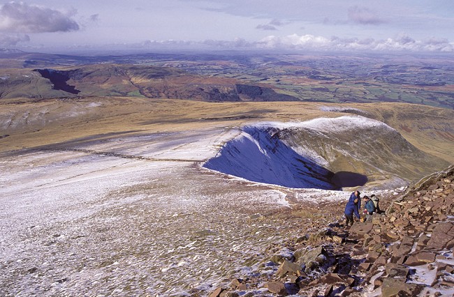 View from Corn Du  © Cicerone and authors Andrew Davies and David Whittaker