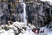 Priestcliffe Quarry Icefall