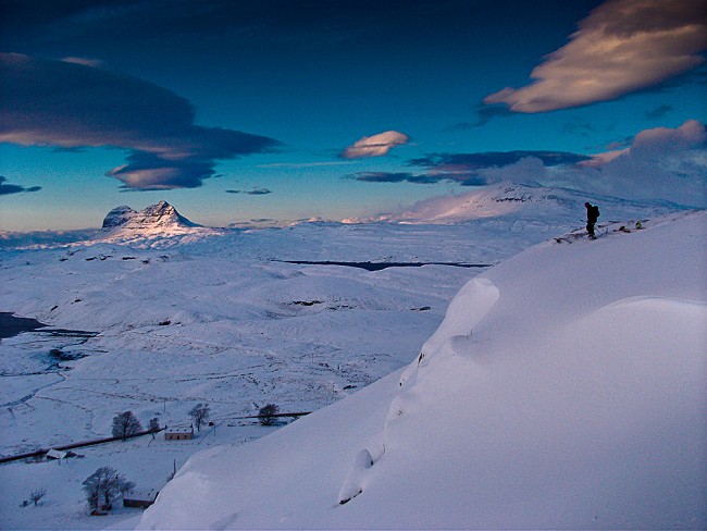 Perfect Split-boarding conditions in the NW Highlands  © Neil Mackenzie