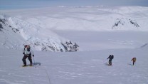 High on Mt Matin (2400m), Antarctica, during the first ascent