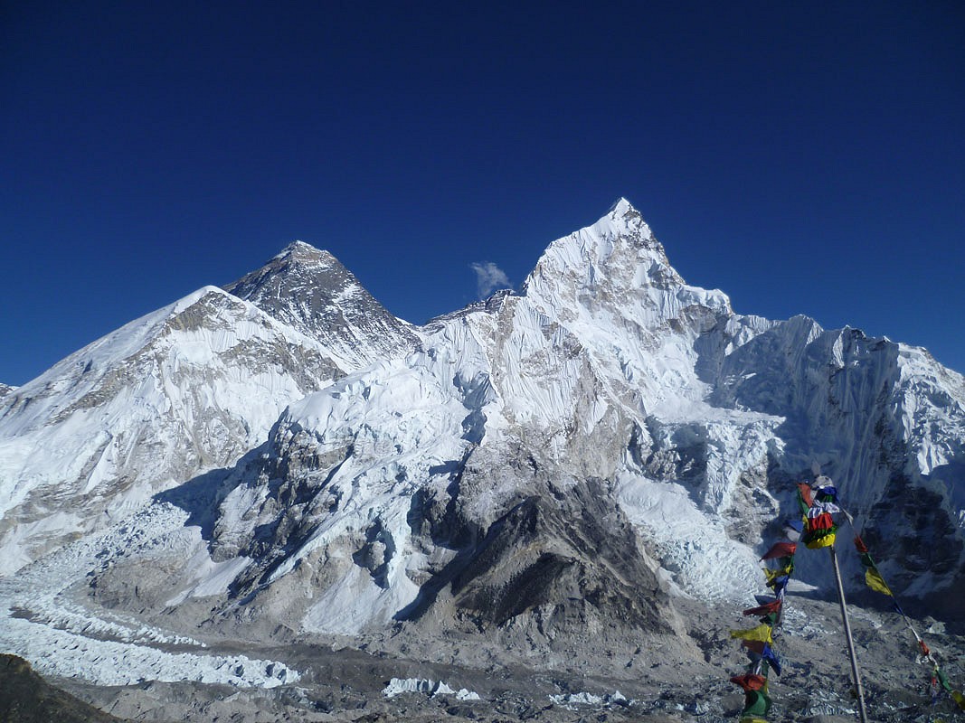 Everest, from Kala Patthar, December 2010  © Charlotte Lycett Green