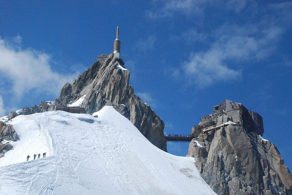 Climbers heading to Aiguille du Midi  © calofil
