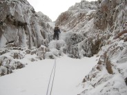 The start of the 1st pitch of Red Gully.