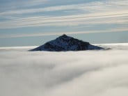 Snowdon from Carnedd Ugain above an inversion