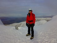 Topping out of Tower Gully - Ben Nevis