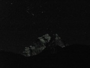 Stars over Ama Dablam (6850m), taken from Dingboche
