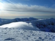 The Carneddau in perfect winter conditions.