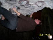 In the cave at rock city (hull)