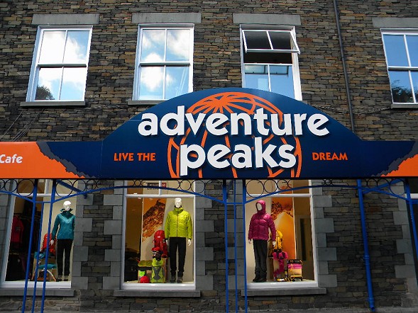 New Adventure Peaks Centre: Ambleside Climbing Wall, Cafe Altitude and Shop  © Adventure Peaks