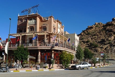 The Hotel Ryad in Tafroute - not a bad option, but not a strong recomendation either.  © Jack Geldard
