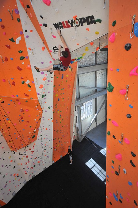 Test yourself on the arch at RCC!  © Reading Climbing Centre
