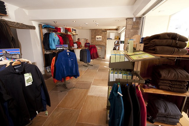 Inside the Patagonia shop in Hathersage  © Patagonia
