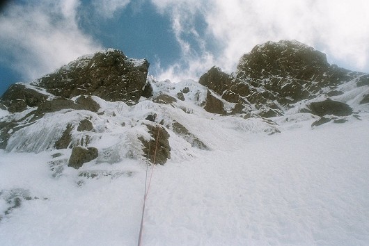 Final headwall on Orion Direct  © Captain Solo