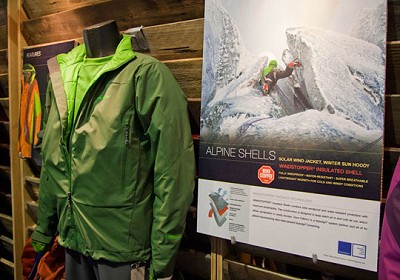 ISPO February 2011 - New Alpine Shell from Patagonia  © Alan James