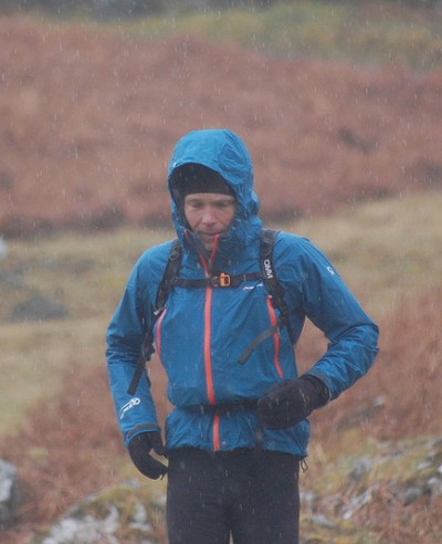 Coming off Ben More in the wet  © Rory Syme