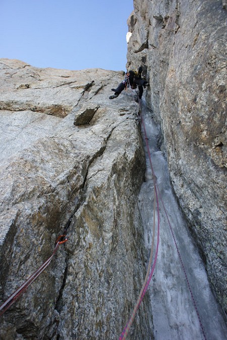 Amazing climbing on their new line  © Jerome Para