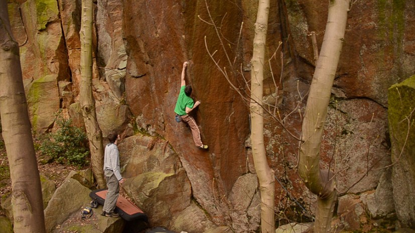 Another view of Dan Varian on The Return of the Jedi  © Nick Brown - Outcrop Films