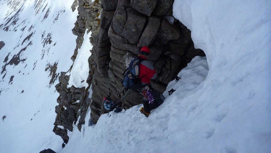 Moving up Jacobs Ladder, Mess Of Potage, Northern Cairngorms  © Ron Walker