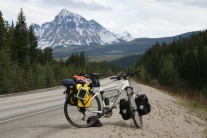 About 2 weeks into a 4 month ride across Canada.