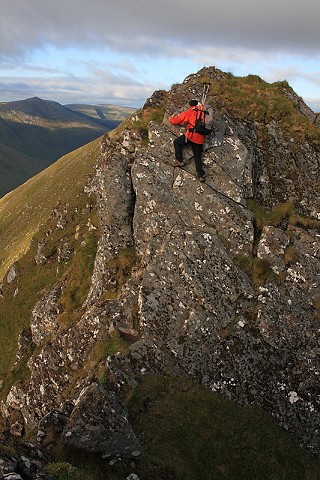 On the Lurg Mhor ridge  © Dan Bailey